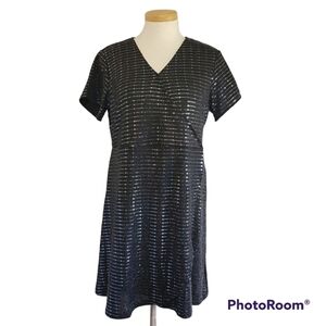 𝅺Sloane & Sadie Faux Wrap Sequin Dress